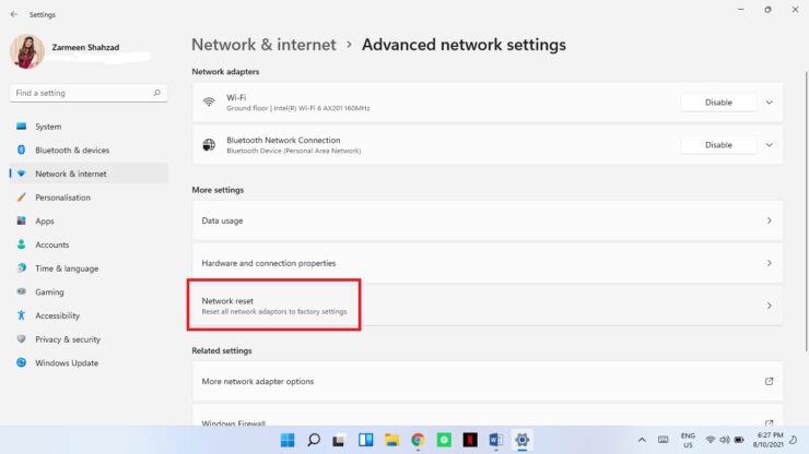 Fix Network Security Key Mismatch error