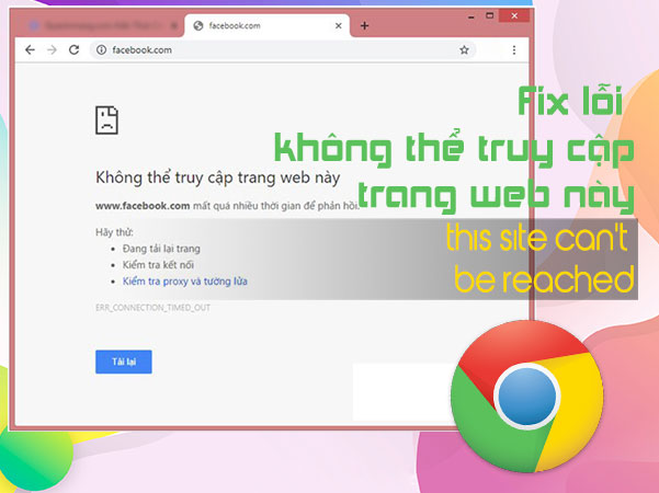 Không thể truy cập trang web này! this site can't be reached