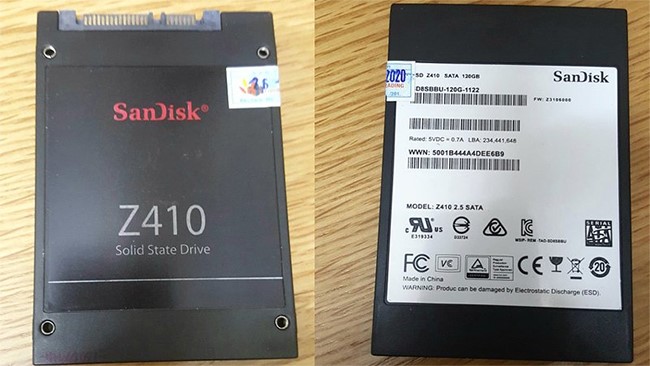 Nhận biết ổ cứng SSD thật giả